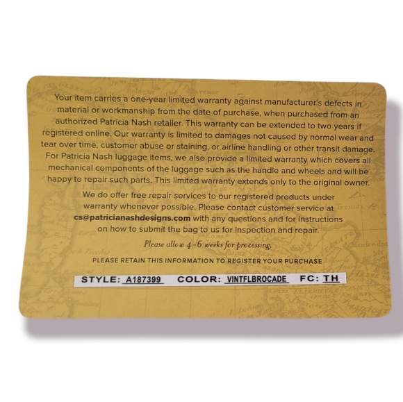 Patricia Nash Luzzi Leather Vintage Floral Brocade Wallet Isla Cosmetic โฆ - Picture 10 of 12